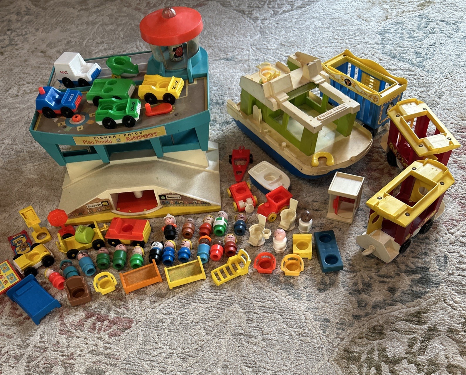 Vintage Fisher Price Little People Lot. Ships In A Box For Safe Delivery. Vintage Fisher Price Little People Lot. Ships In A Box For Safe Delivery.