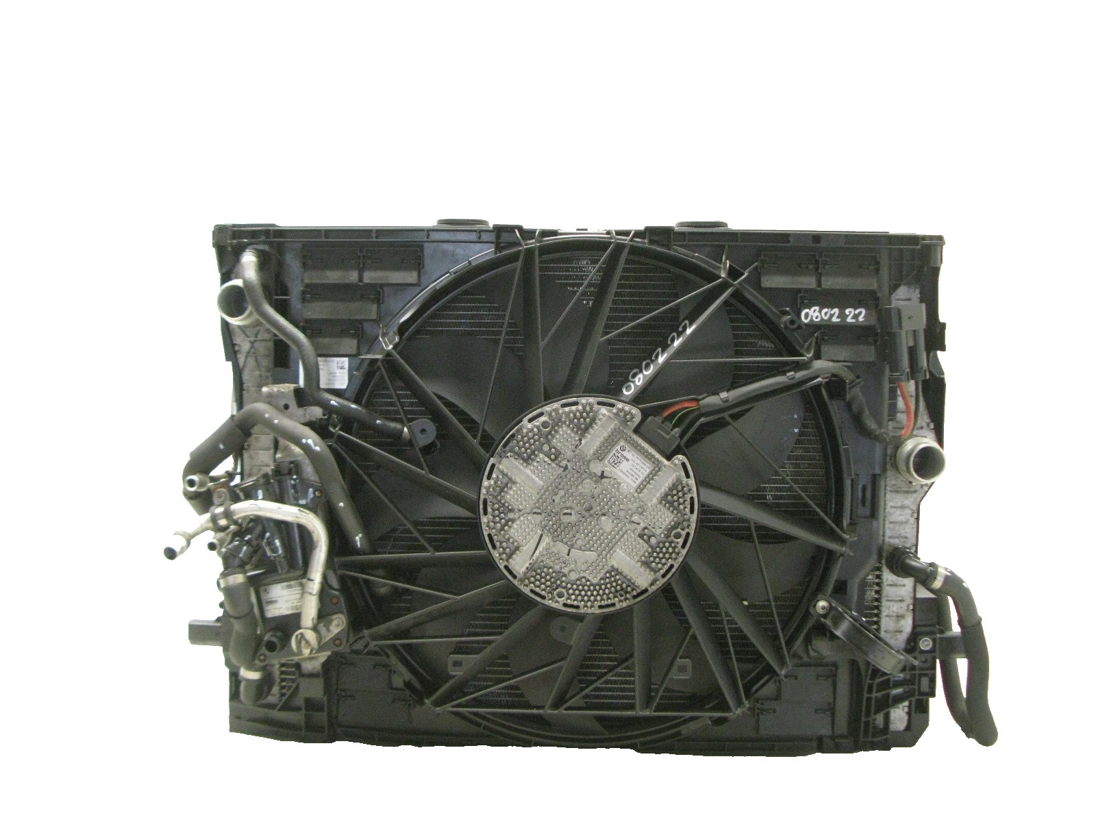 Radiator Cooling Fan A/C Condenser COMBO 10-16 BMW F12 650i 550i OEM 7603739