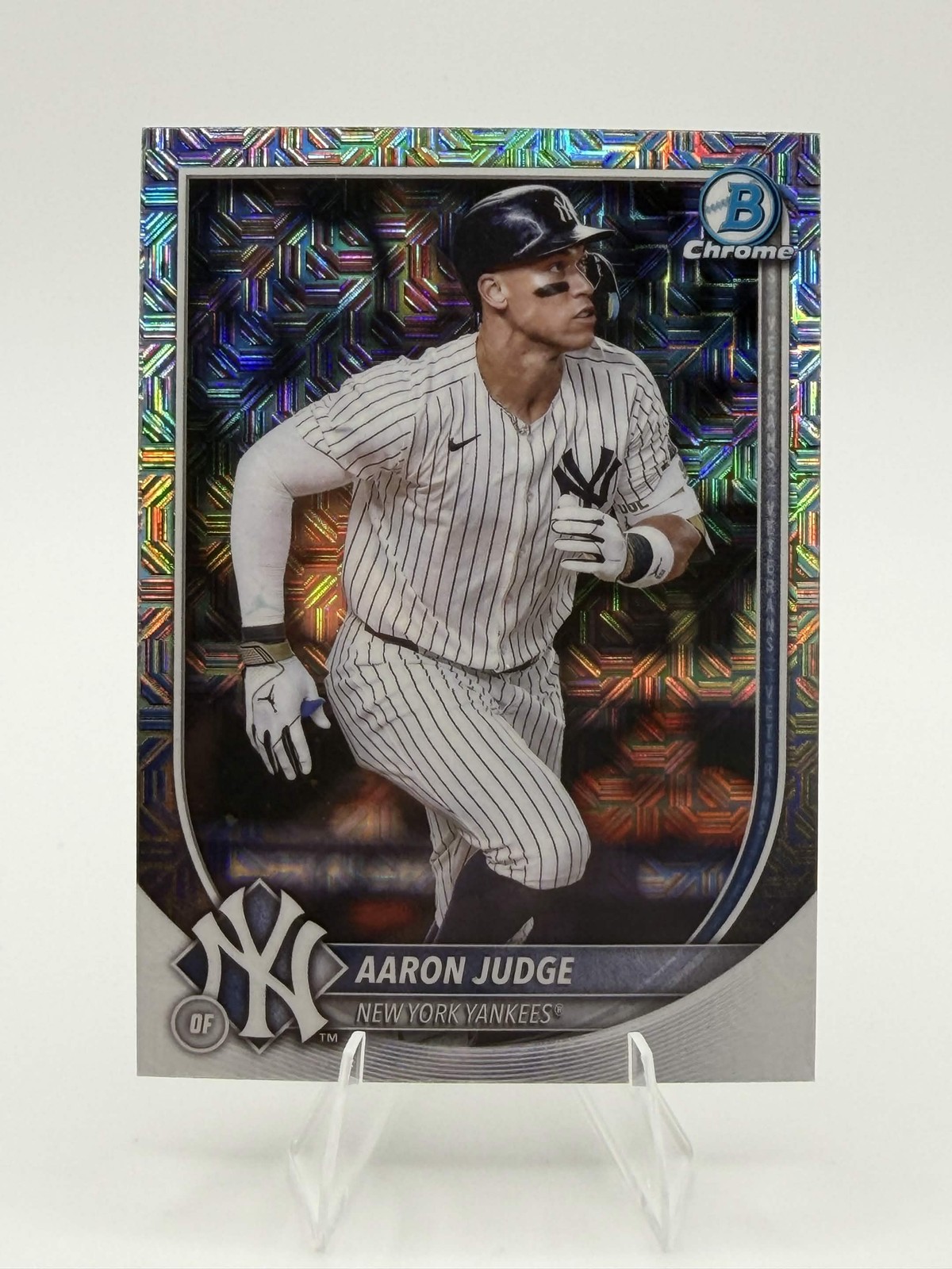 2025 Bowman #99 Aaron Judge Chrome Mojo Refractor 2025 Bowman #99 Aaron Judge Chrome Mojo Refractor