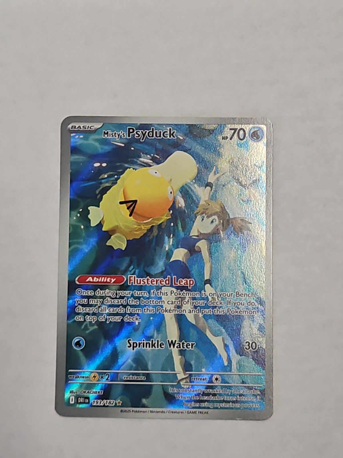 Misty's Psyduck 193/182 Sv10: Destined Rivals Holo Misty's Psyduck 193/182 Sv10: Destined Rivals Holo