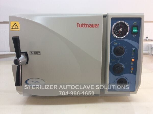 REFURBISHED – Tuttnauer 2340M (New Style) Autoclave 6 Month WARRANTY with TRAYS