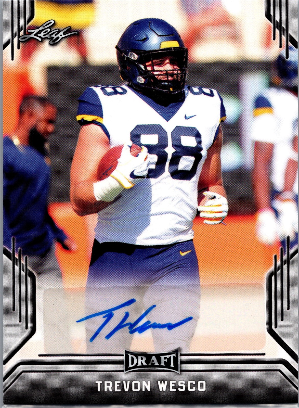 2019 Leaf Draft #BA-TW2 Trevon Wesco Autographs 2019 Leaf Draft #BA-TW2 Trevon Wesco Autographs