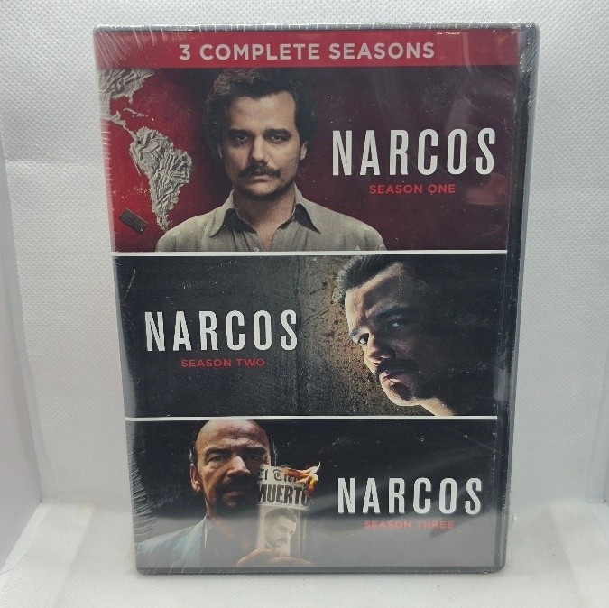 Narcos: Complete Series (DVD) Seasons 1-3 Pedro Pascal Pablo Escobar - Brand New Narcos: Complete Series (DVD) Seasons 1-3 Pedro Pascal Pablo Escobar - Brand New