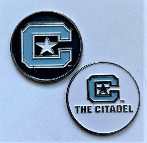 New Citadel Bulldogs Golf Ball Marker