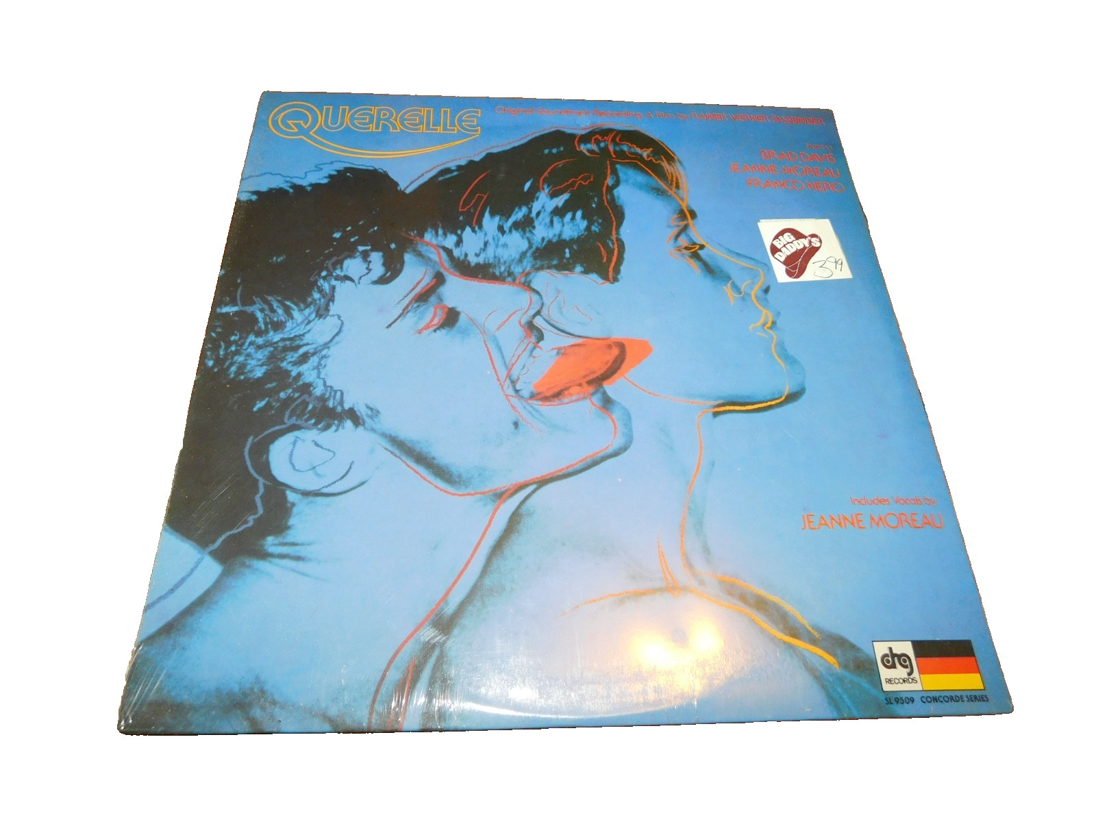 VINTAGE 1982 SEALED QUERELLE SOUNDTRACK COVER ART ANDY WARHOL LP VINTAGE 1982 SEALED QUERELLE SOUNDTRACK COVER ART ANDY WARHOL LP