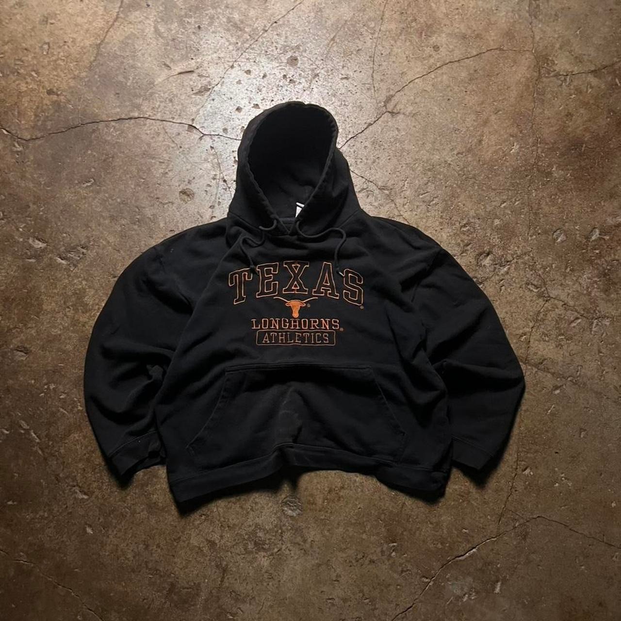 Sweet vintage center graphic embroidered Texas pullover hoodie Sweet vintage center graphic embroidered Texas pullover hoodie
