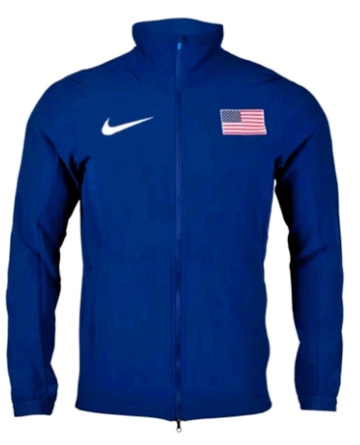Nike USA International Team Pro Elite Blue Size 2XLT Track Jacket CV0293-492 Nike USA International Team Pro Elite Blue Size 2XLT Track Jacket CV0293-492