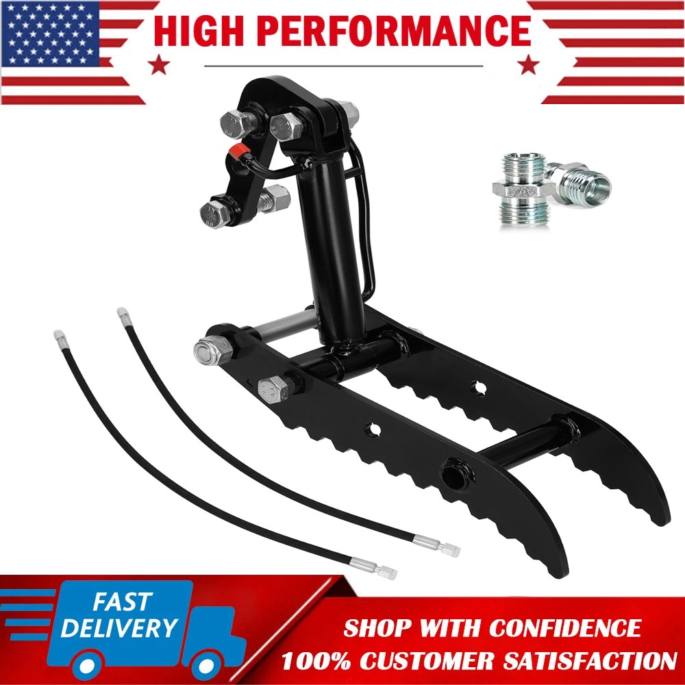 L-Shaped Bracket Hydraulic Thumb Clip for Typhon Agt Mini-Excavators up to 3 Ton