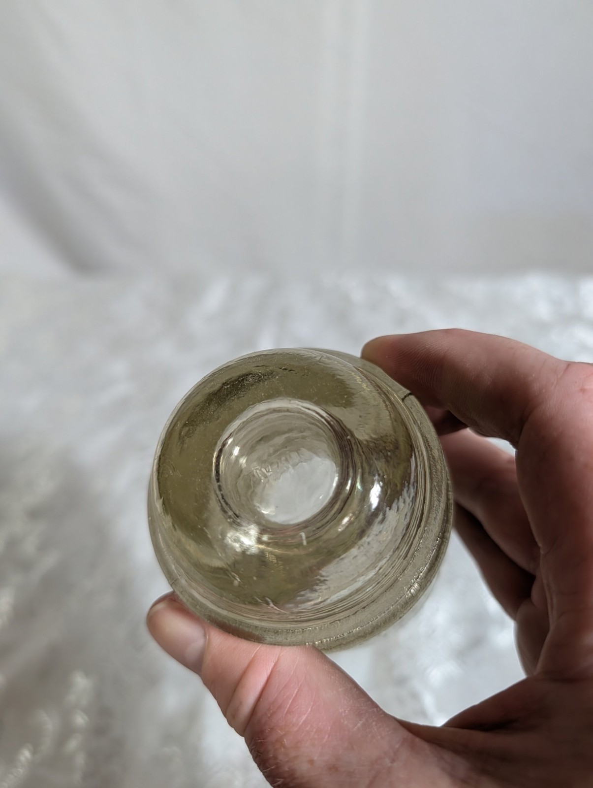 Antique Glass & Salt-Glazed Stoneware Bottle Pair Albany Slip 19th-20th Century Antique Glass & Salt-Glazed Stoneware Bottle Pair Albany Slip 19th-20th Century