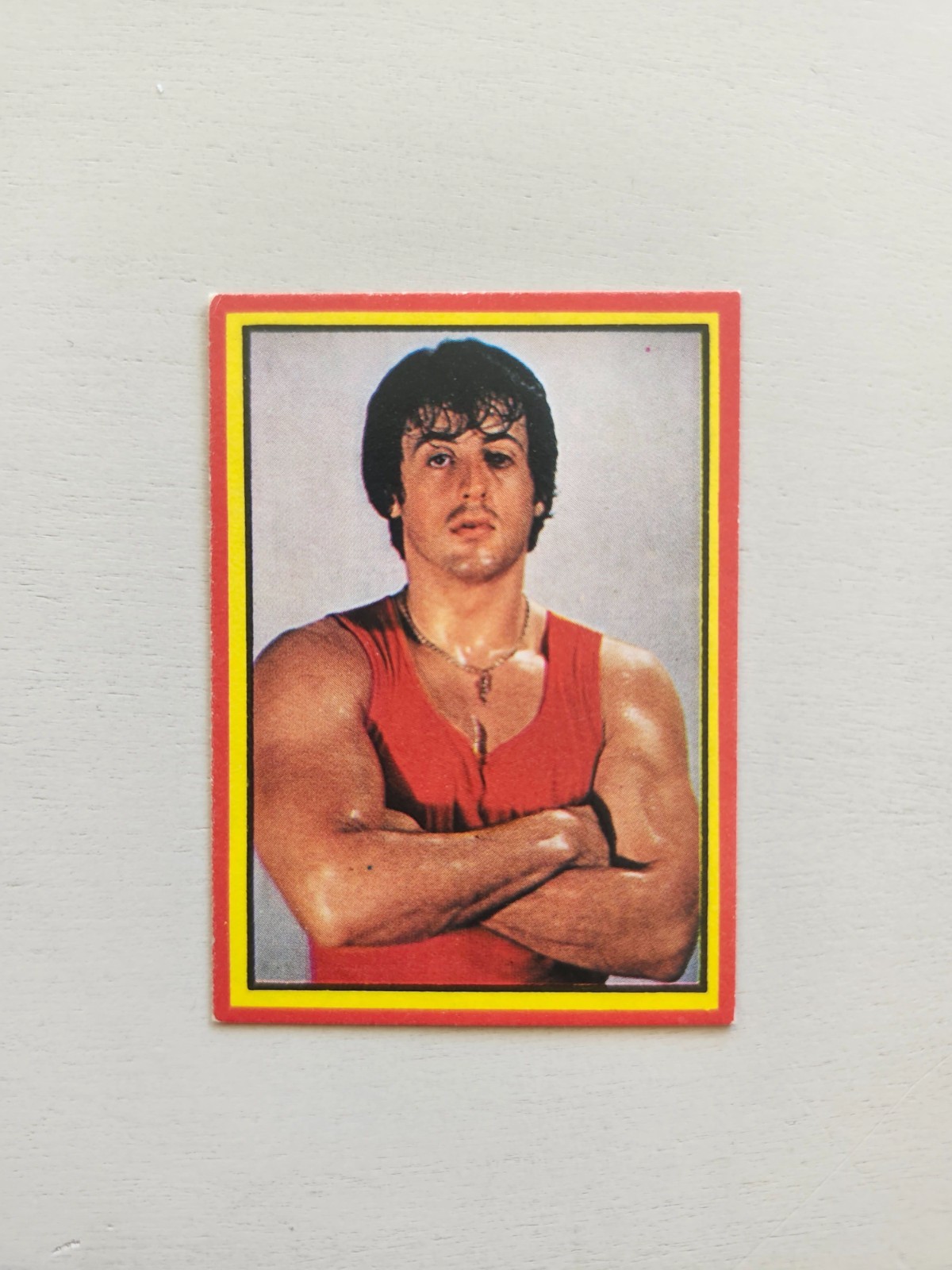 Rocky Sylvester Stallone RARE ROOKIE Vintage 1978 Fabulosos Spain Mini PRE TOPPS