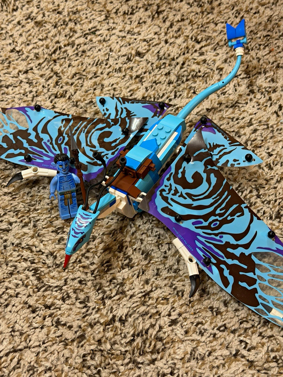 LEGO Avatar Jake & Neytiri\'s First Banshee Flight 75572 Missing Pieces No Box LEGO Avatar Jake & Neytiri\'s First Banshee Flight 75572 Missing Pieces No Box