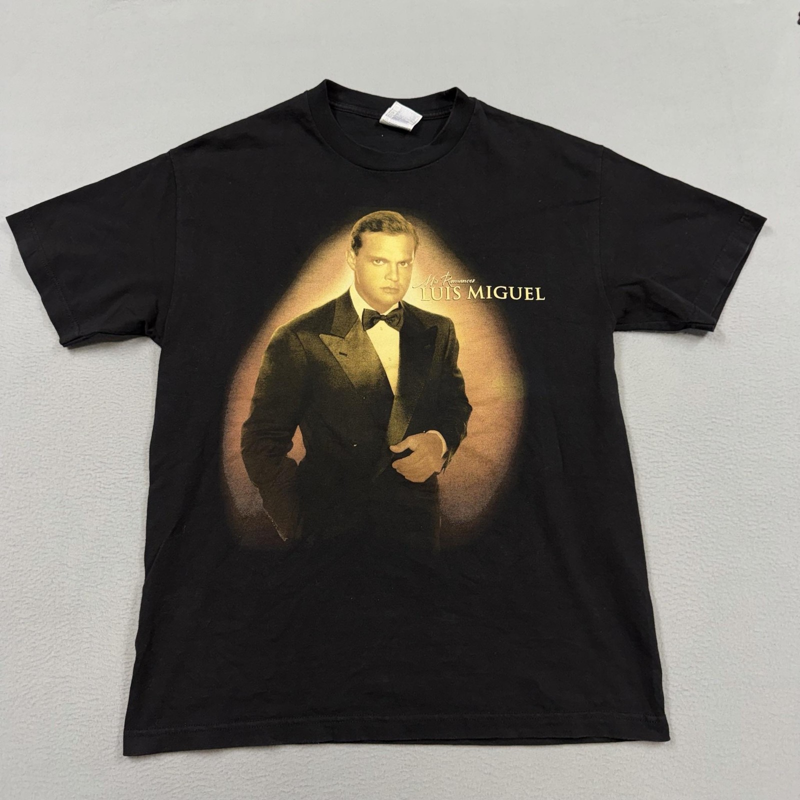 Vintage Luis Miguel Shirt Mens Large Black Mis Romances Tour 2002 Graphic Tee