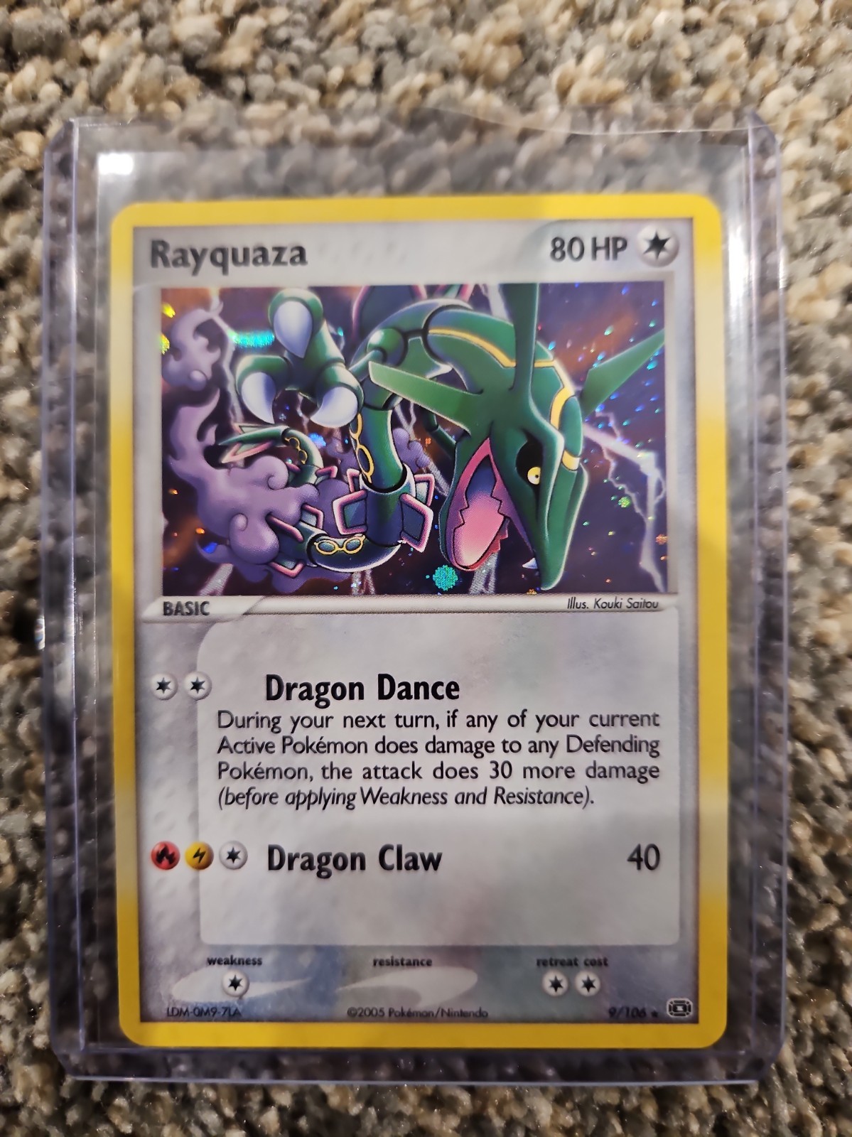 Pokémon TCG Rayquaza 9/106 EX Emerald Holo Rare NM- Pokémon TCG Rayquaza 9/106 EX Emerald Holo Rare NM-