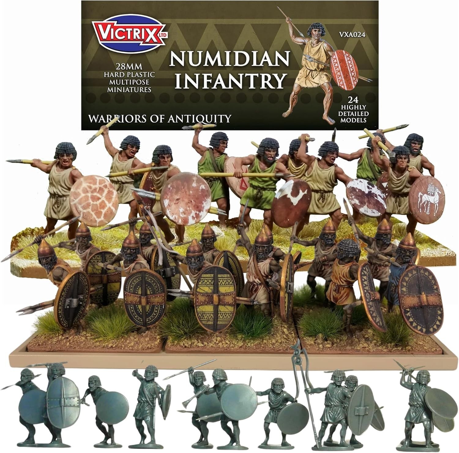 Victrix Miniatures Ancients - Numidian Infantry Victrix Miniatures Ancients - Numidian Infantry