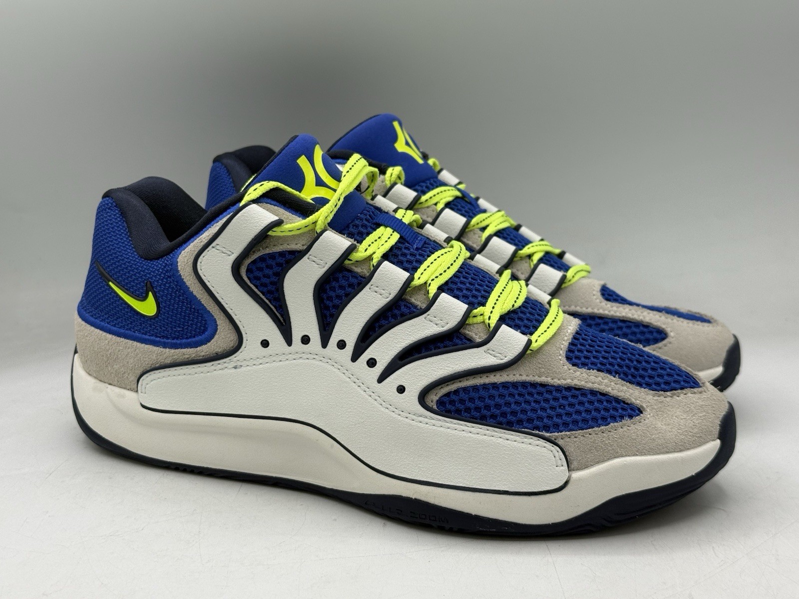 Nike KD 18 \'Smart City\' Hyper Royal Neon Yellow Sail HV1992-400 Men’s Size 8 Nike KD 18 \'Smart City\' Hyper Royal Neon Yellow Sail HV1992-400 Men’s Size 8