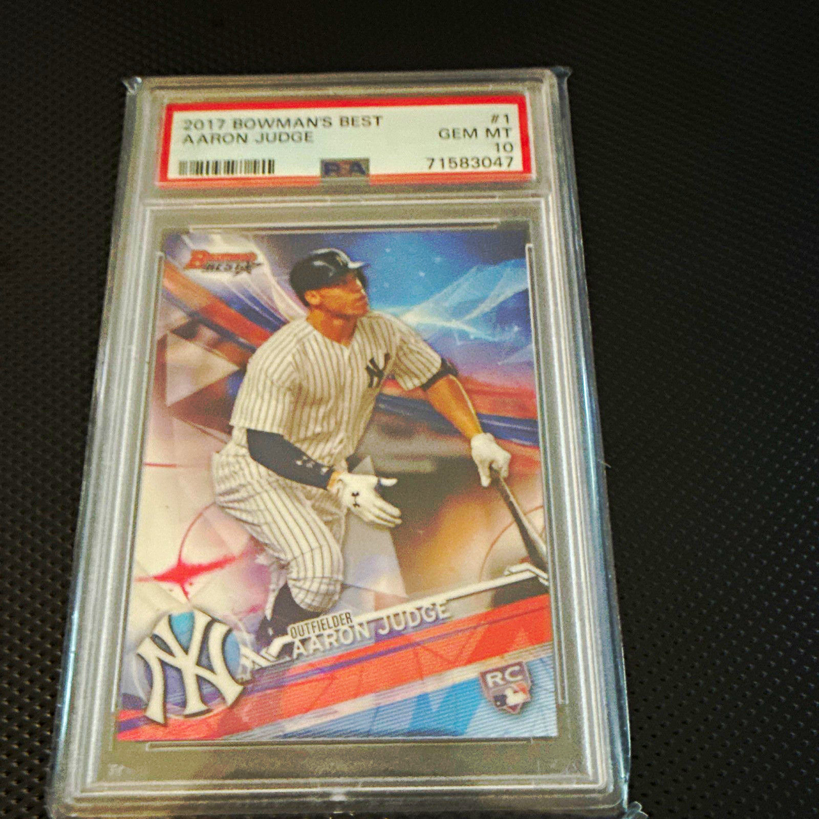 2017 Bowman\'s Best Aaron Judge RC Rookie #1 New York Yankees PSA 10 GEM MT
