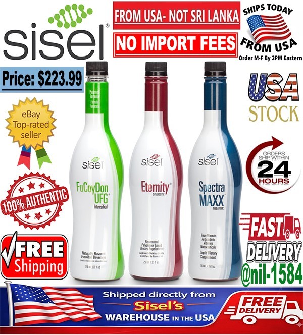 Sisel Gold Triangle of Life Wellness Bundle 3 Bottles Antioxidant Support NEW 🔥