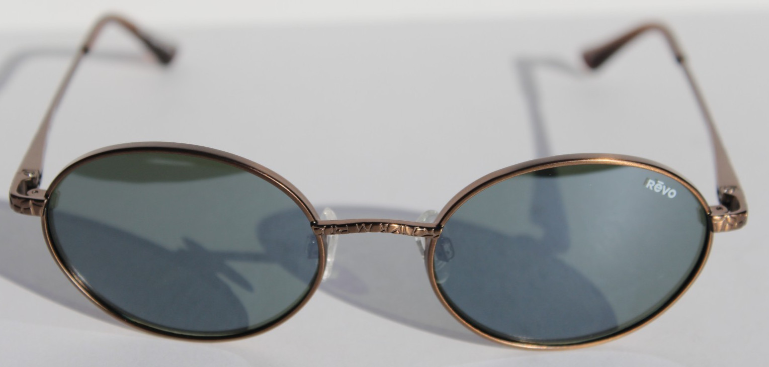 REVO Python I Sunglasses POLARIZED Antique Bronze/Smokey Green RE114702SG50 RARE