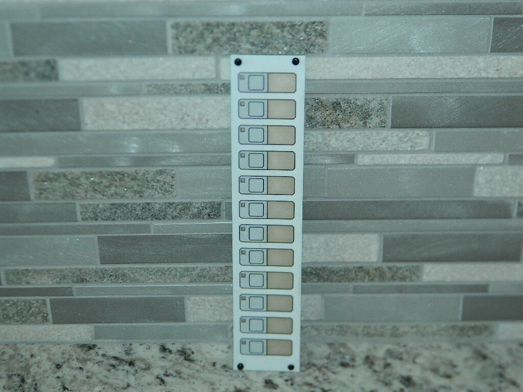 GE EDWARDS EST 3-12SY 12 SWITCH 12 YELLOW LED CONTROL DISPLAY MODULE