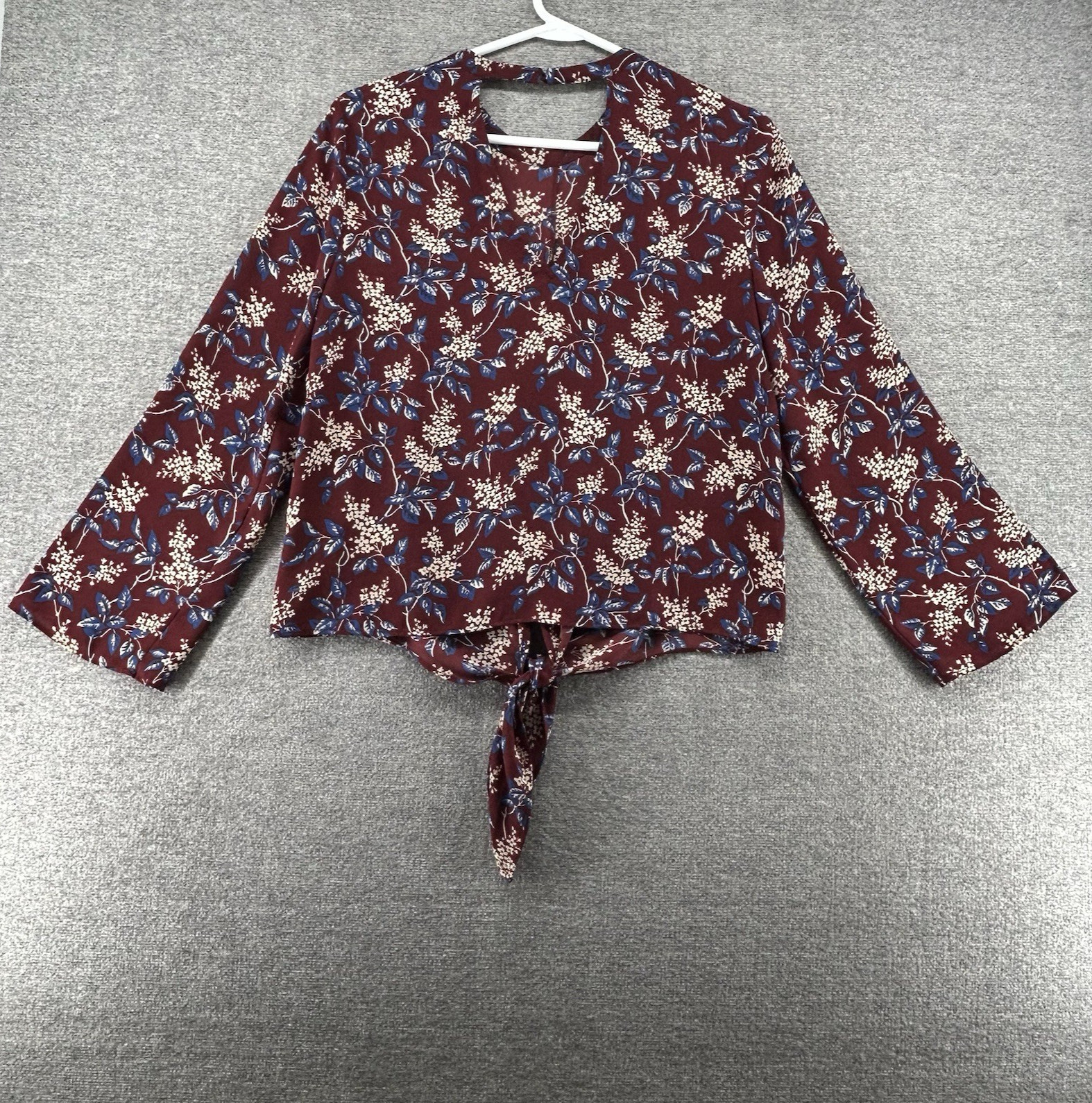 Madewell Bell Sleeve Blouse Tie Front Women Small Small Floral Casual Summer Madewell Bell Sleeve Blouse Tie Front Women Small Small Floral Casual Summer