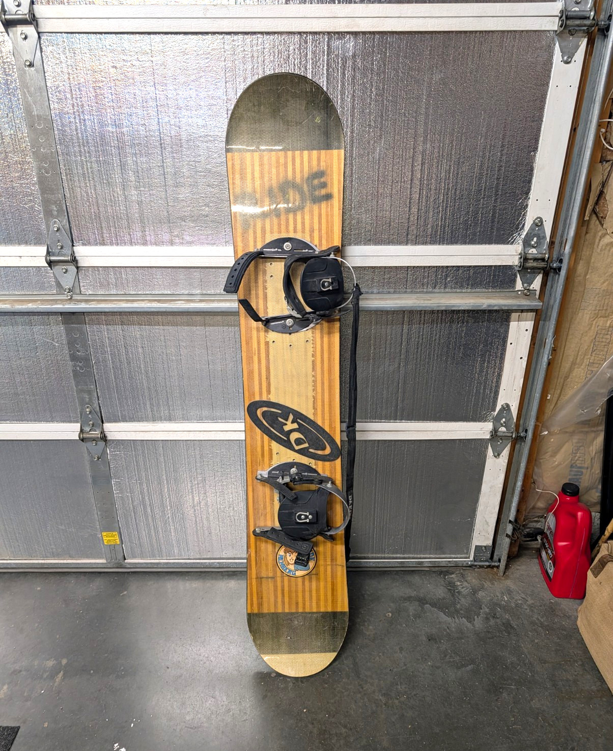 Vintage 1992 Ride Rehberg Snowboard 158cm Regular w/ Bindings 