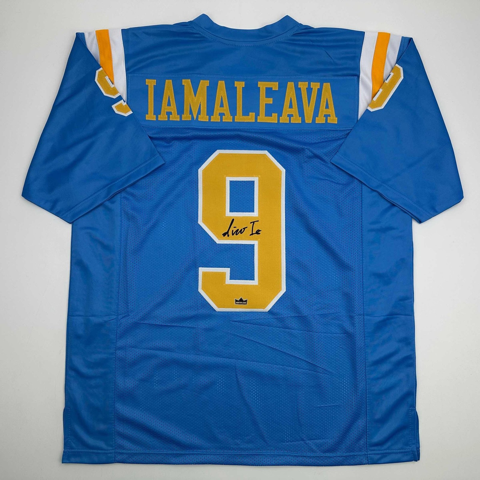 Facsimile Autographed Nico Iamaleava UCLA Blue Reprint Jersey Size Men's XL Facsimile Autographed Nico Iamaleava UCLA Blue Reprint Jersey Size Men's XL