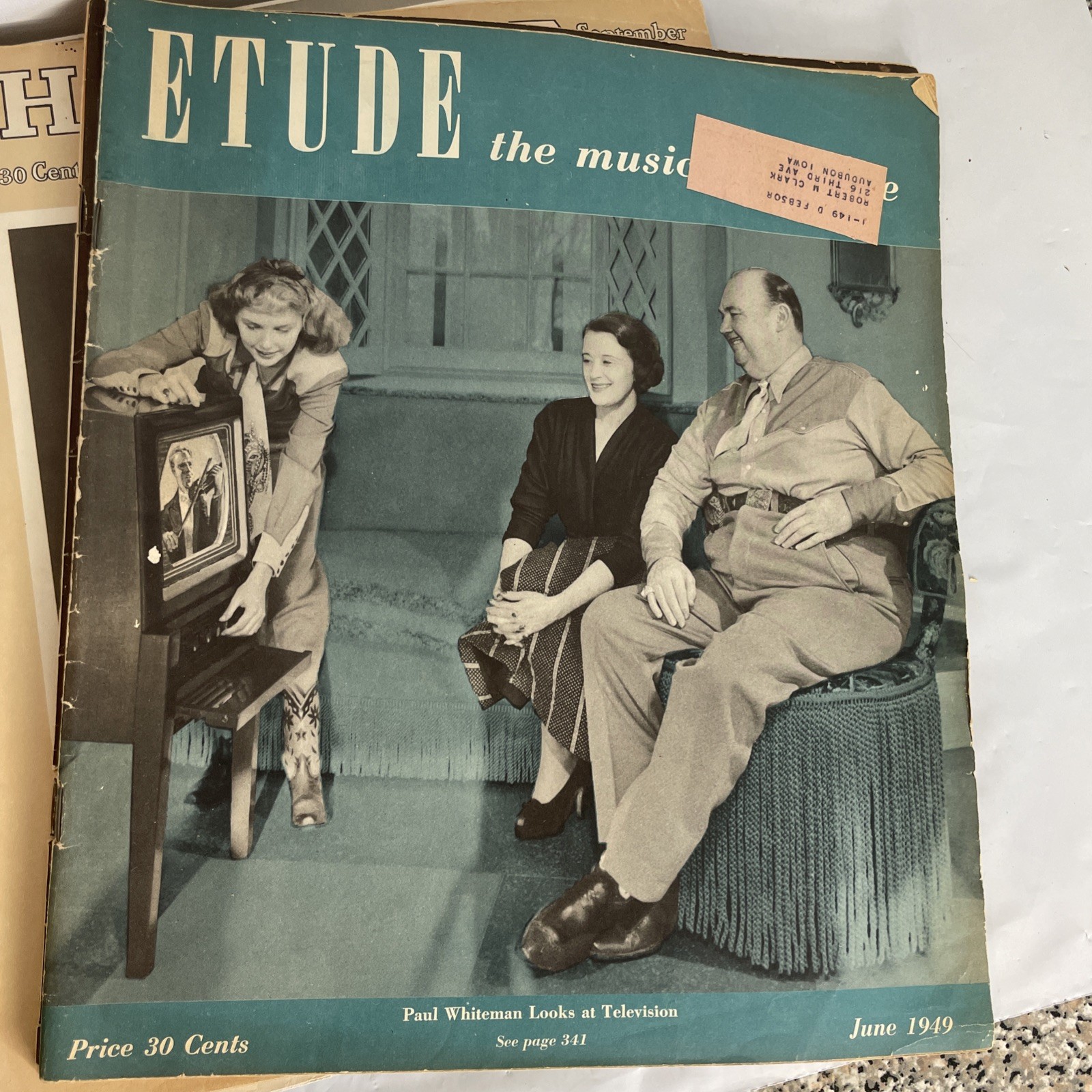 VTG Etude Music Magazine Lot of 11 Dated 1948 1949 1950 1951 Historic Ads