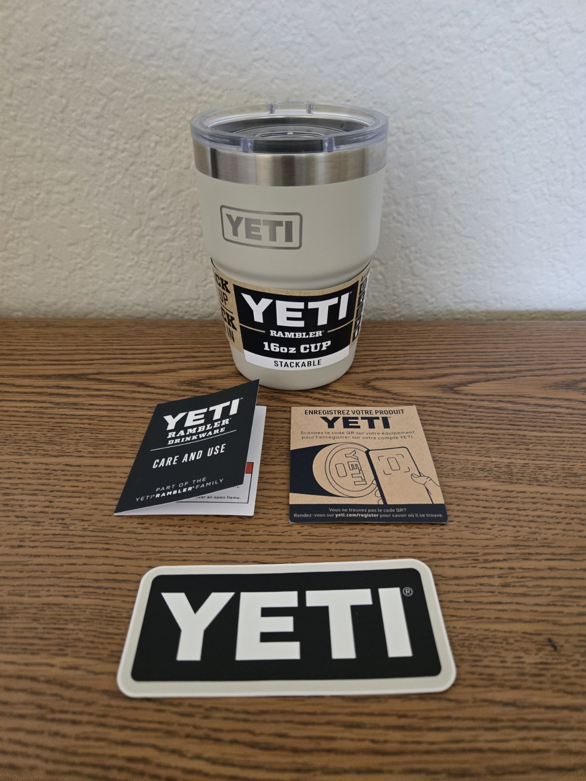 YETI Rambler 16 oz Stackable Cup Cape Taupe Hard to Find Color Ships Fast YETI Rambler 16 oz Stackable Cup Cape Taupe Hard to Find Color Ships Fast
