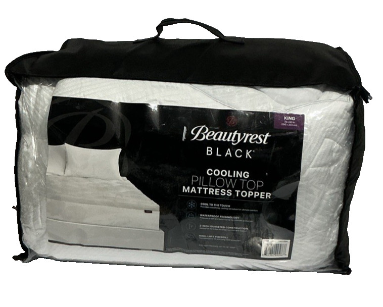 Beautyrest Black Cooling Pillow Top Mattress Topper- King size Beautyrest Black Cooling Pillow Top Mattress Topper- King size