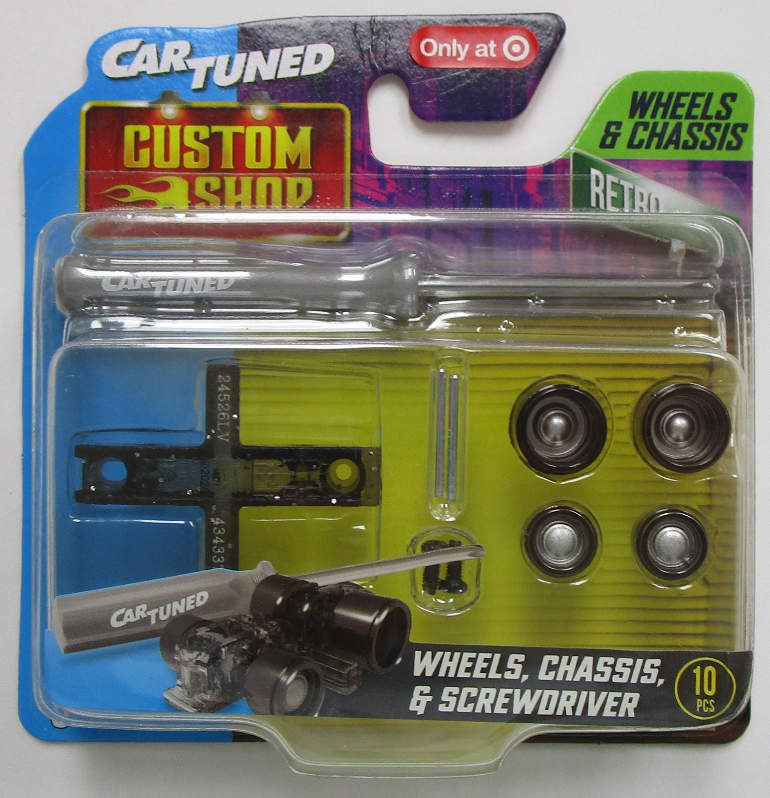 MGA Car Tuned Custom Shop Wheels, Chassis & Screwdriver - Classic #5 of 8 MGA Car Tuned Custom Shop Wheels, Chassis & Screwdriver - Classic #5 of 8
