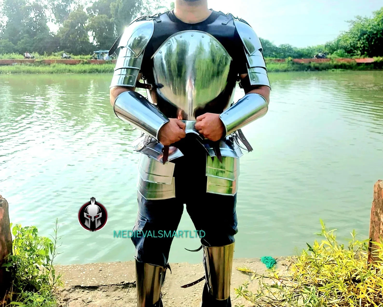 Medieval Knight Full Body Armor Set | Handmade Polished Steel Suit | LARP, Reena