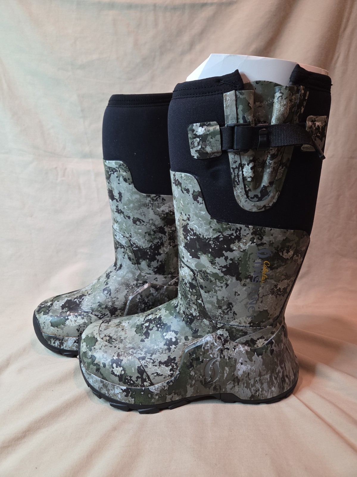 Cabela's Instinct Nanotherm 1600g Insulated Rubber Boots VSX Truetimber Mens 9M Cabela's Instinct Nanotherm 1600g Insulated Rubber Boots VSX Truetimber Mens 9M