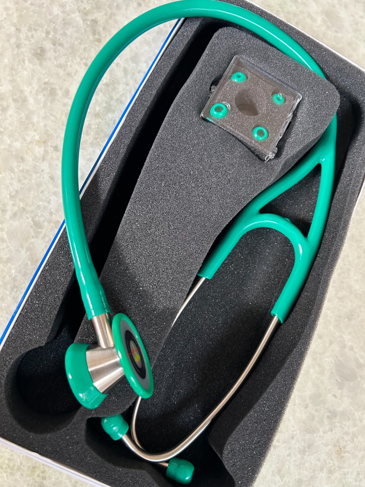 GREEN CARDIOLOGY STETHOSCOPE DIAPHRAGM PROFESSIONAL DOUBLE HEAD 