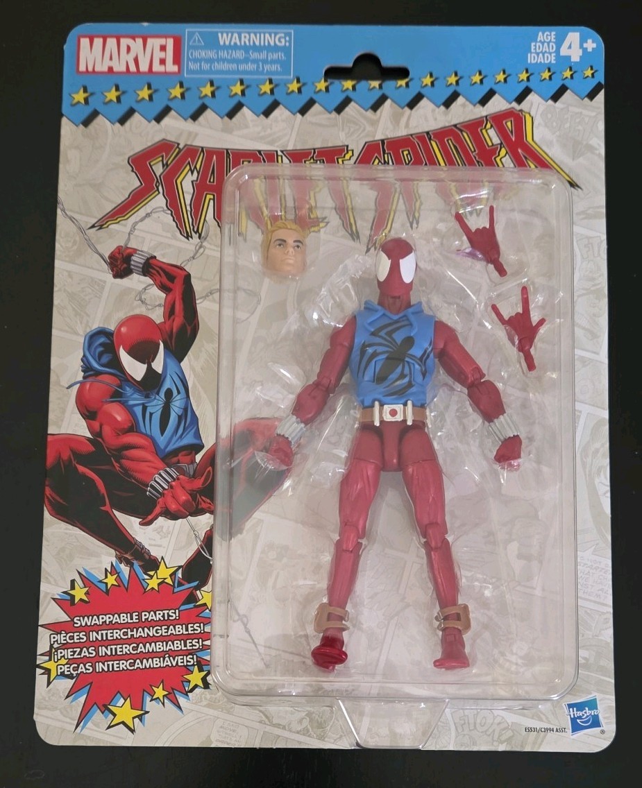 2018 Hasbro Marvel Legends Retro Carded Scarlet Spider 6\ 2018 Hasbro Marvel Legends Retro Carded Scarlet Spider 6\