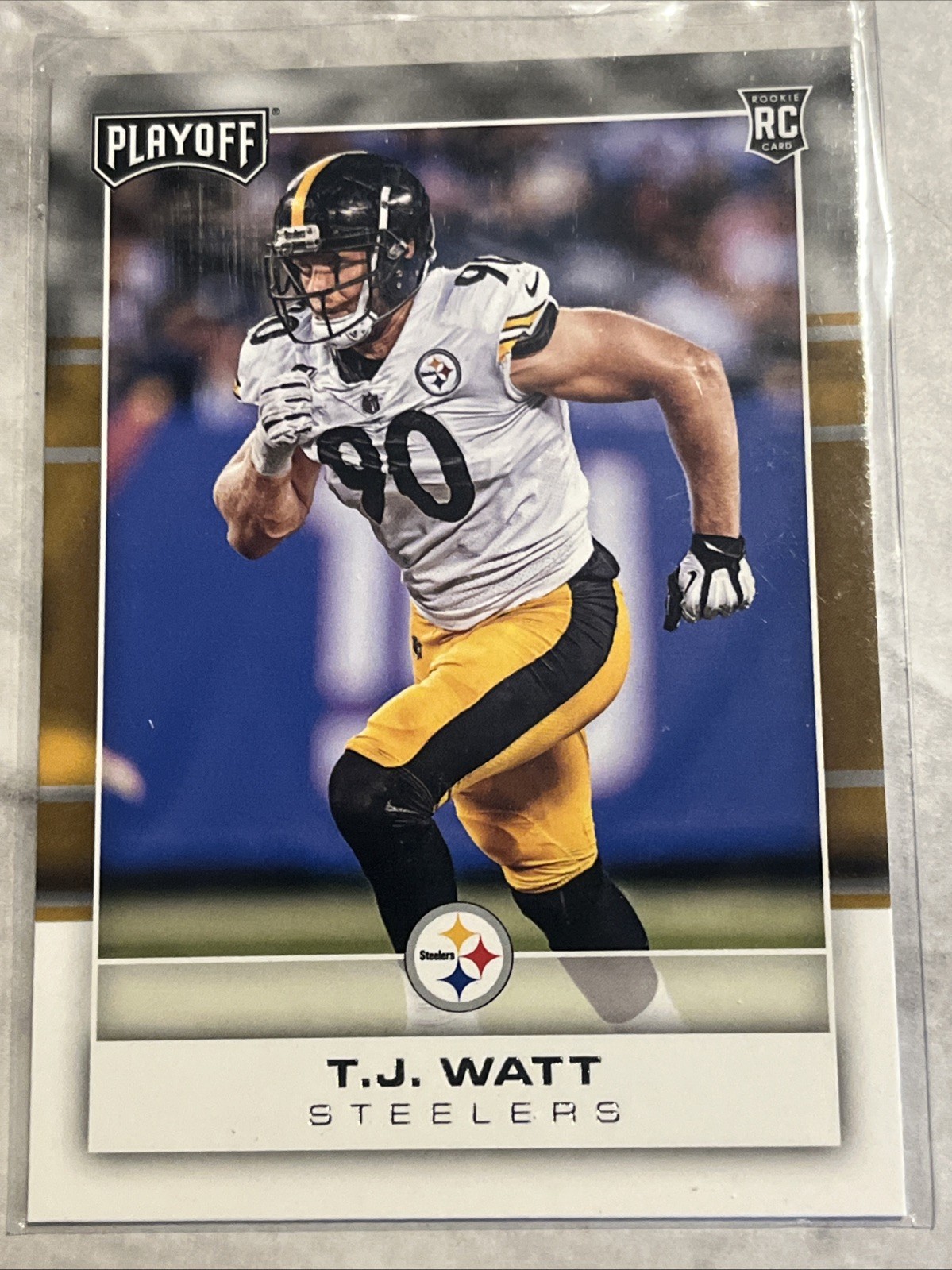 2017 Panini Playoff - Rookies T.J. Watt #284 (RC) Pittsburgh Steelers 2017 Panini Playoff - Rookies T.J. Watt #284 (RC) Pittsburgh Steelers