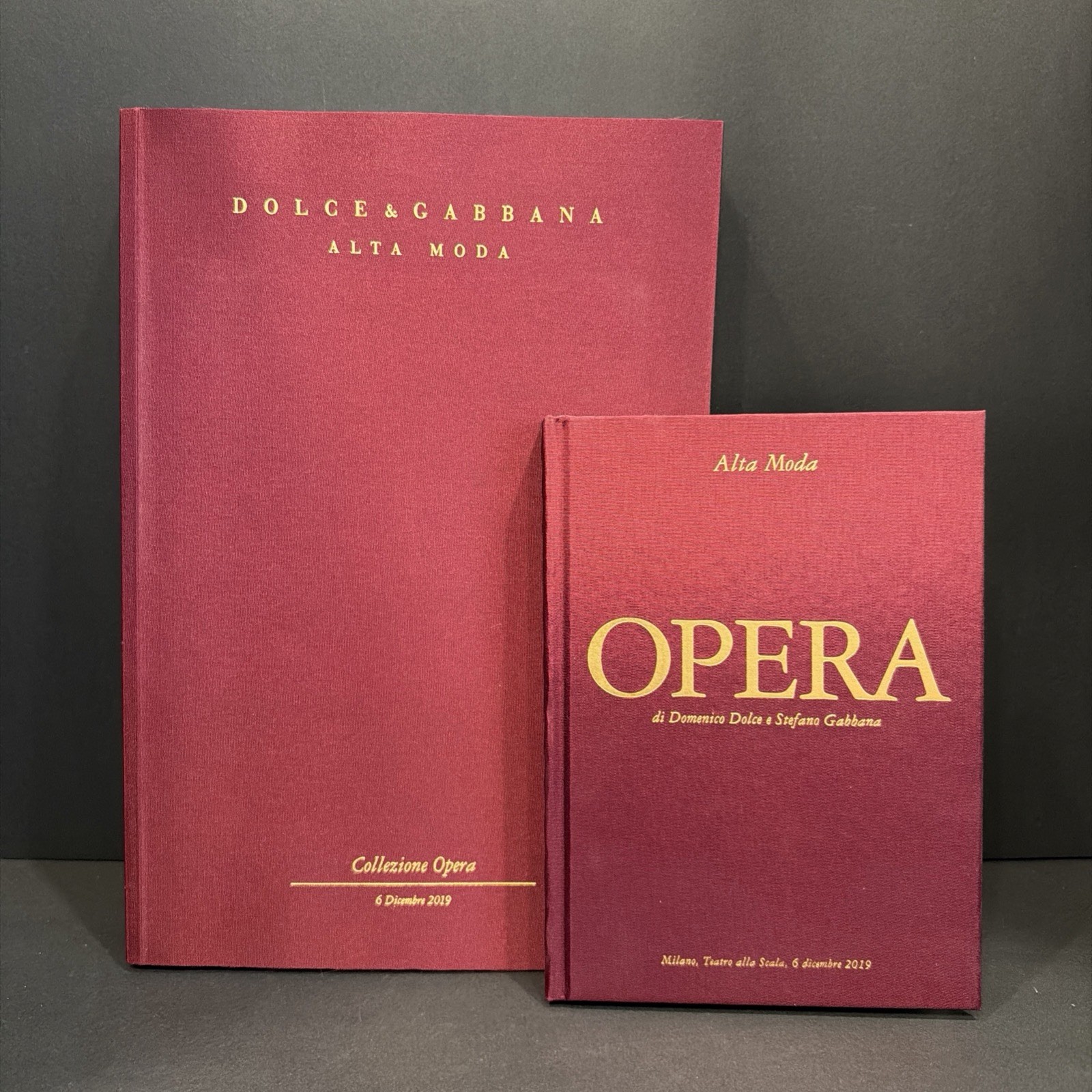 Dolce Gabbana Alta Moda Lookbook Opera Set La Scala Milan 2019 Very Rare