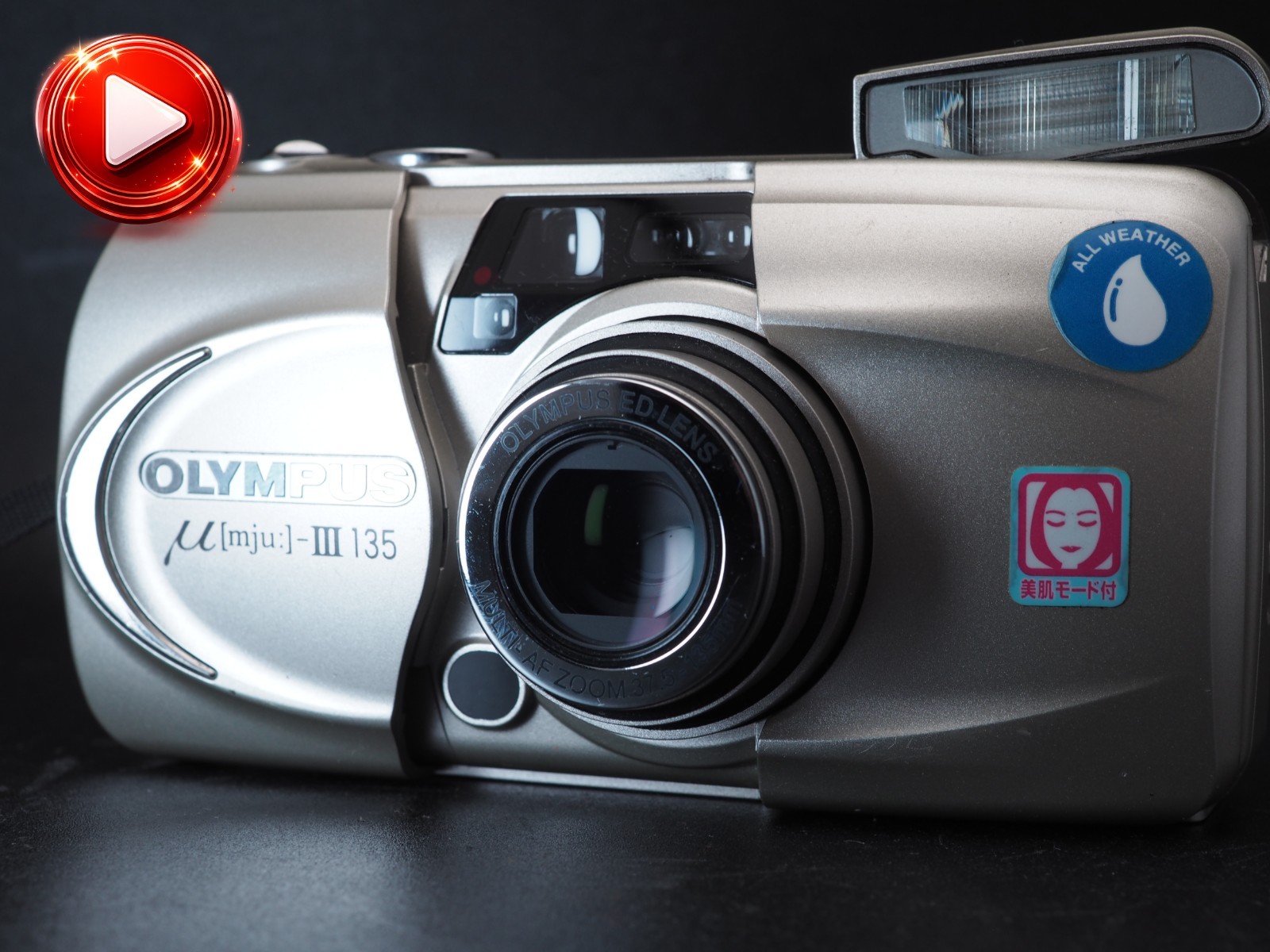 [US 1-Yr Warranty] Olympus µ mju III 135 35mm Film Camera From JAPAN [READ] J357