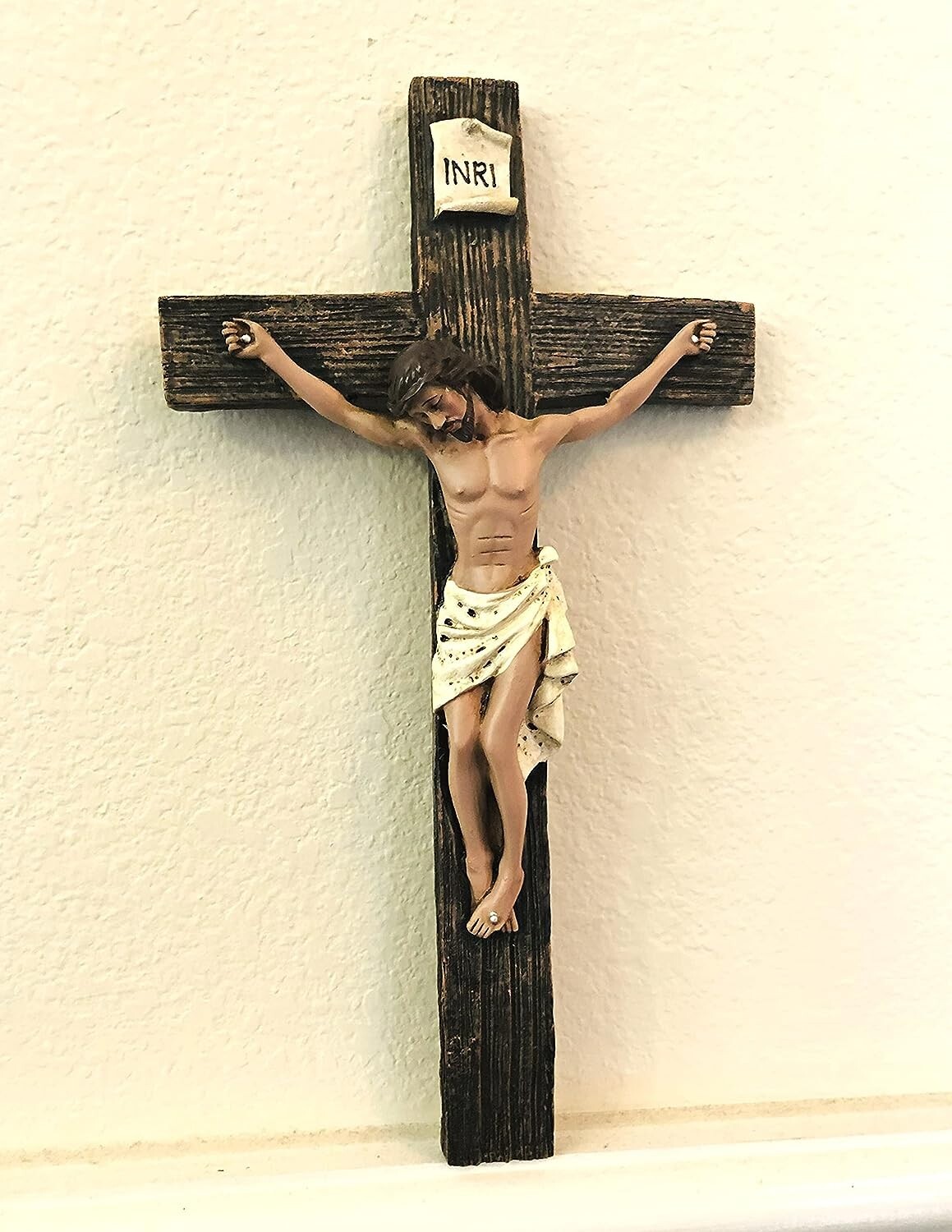 INRI 10 Inch Crucifix Jesus Christ Wall Cross Home Decor INRI 10 Inch Crucifix Jesus Christ Wall Cross Home Decor