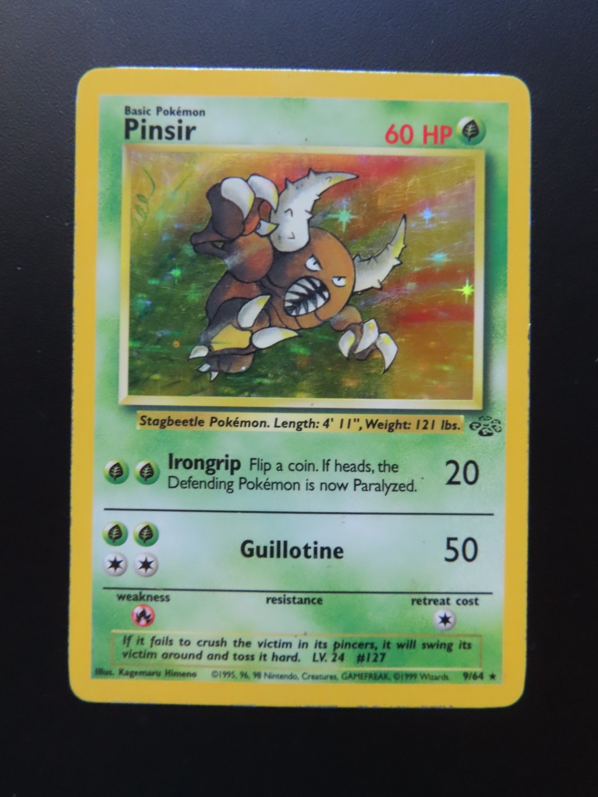 Pokemon Pinsir Jungle 9/64 HP Pokemon Pinsir Jungle 9/64 HP