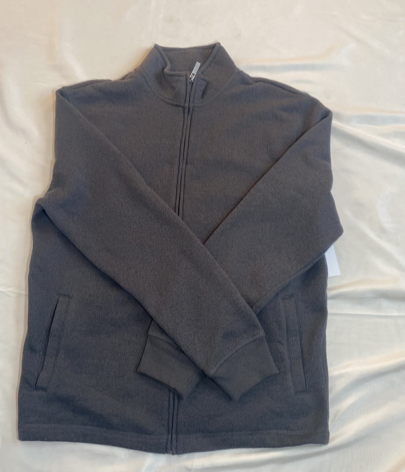 Sonoma Goods for Life M Jacket Men Full Zip grey Heather Fleece Zip Pockets NWT Sonoma Goods for Life M Jacket Men Full Zip grey Heather Fleece Zip Pockets NWT