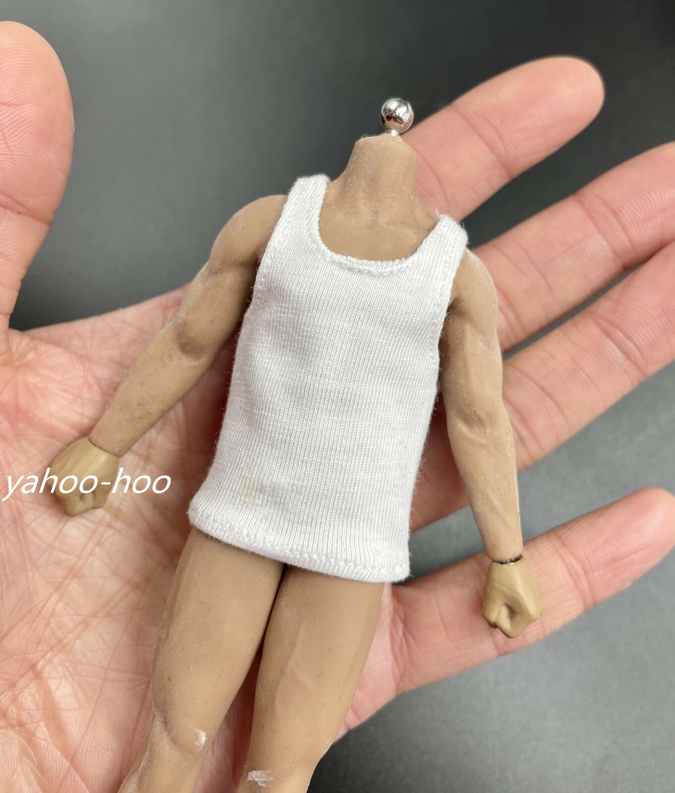 1/12 scale WHITE Tank Top For 6\ 1/12 scale WHITE Tank Top For 6\