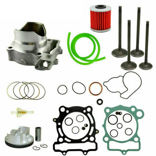 For 04-08 Kawasaki KX250F KXF250 Cylinder Jug Piston Gasket TopEnd Rebuild Valve For 04-08 Kawasaki KX250F KXF250 Cylinder Jug Piston Gasket TopEnd Rebuild Valve