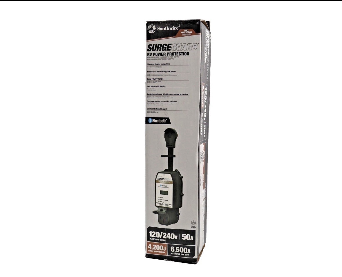 Southwire Surge Guard 34951 50 Amp 4200J RV Surge Protector Wireless