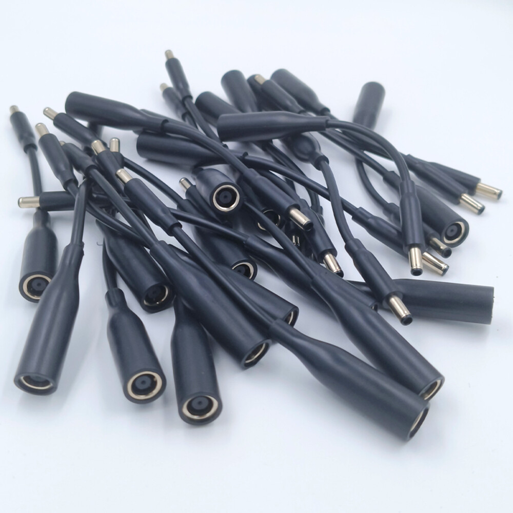 10-100PCS Power Charger Converter Adapter Cable For DELL 7.4mm To 4.5mm Lot