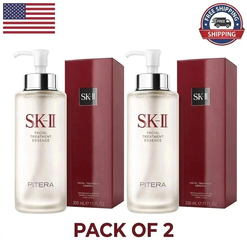 SK-II SK2 Facial Treatment Skin Balancing Essence 11oz/330ml Pack of 2