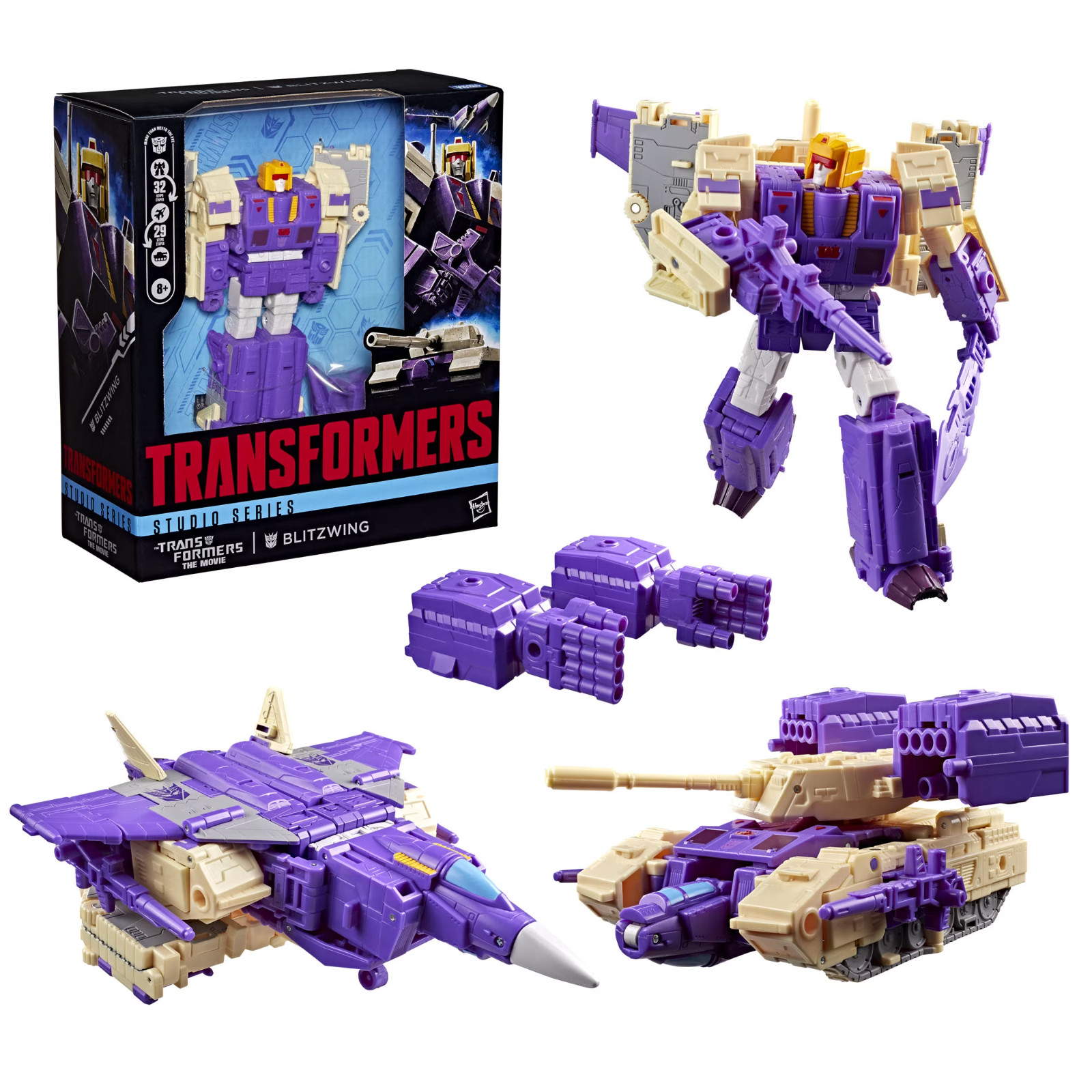 Transformers Toys Studio Series The Transformers: The Movie Blitzwing 7-inch Transformers Toys Studio Series The Transformers: The Movie Blitzwing 7-inch