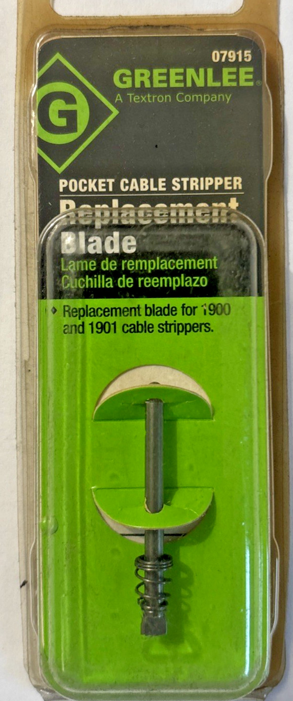 Greenlee 07915 Replacement Blades for 1900 and 1901 Cable Stripping Tool