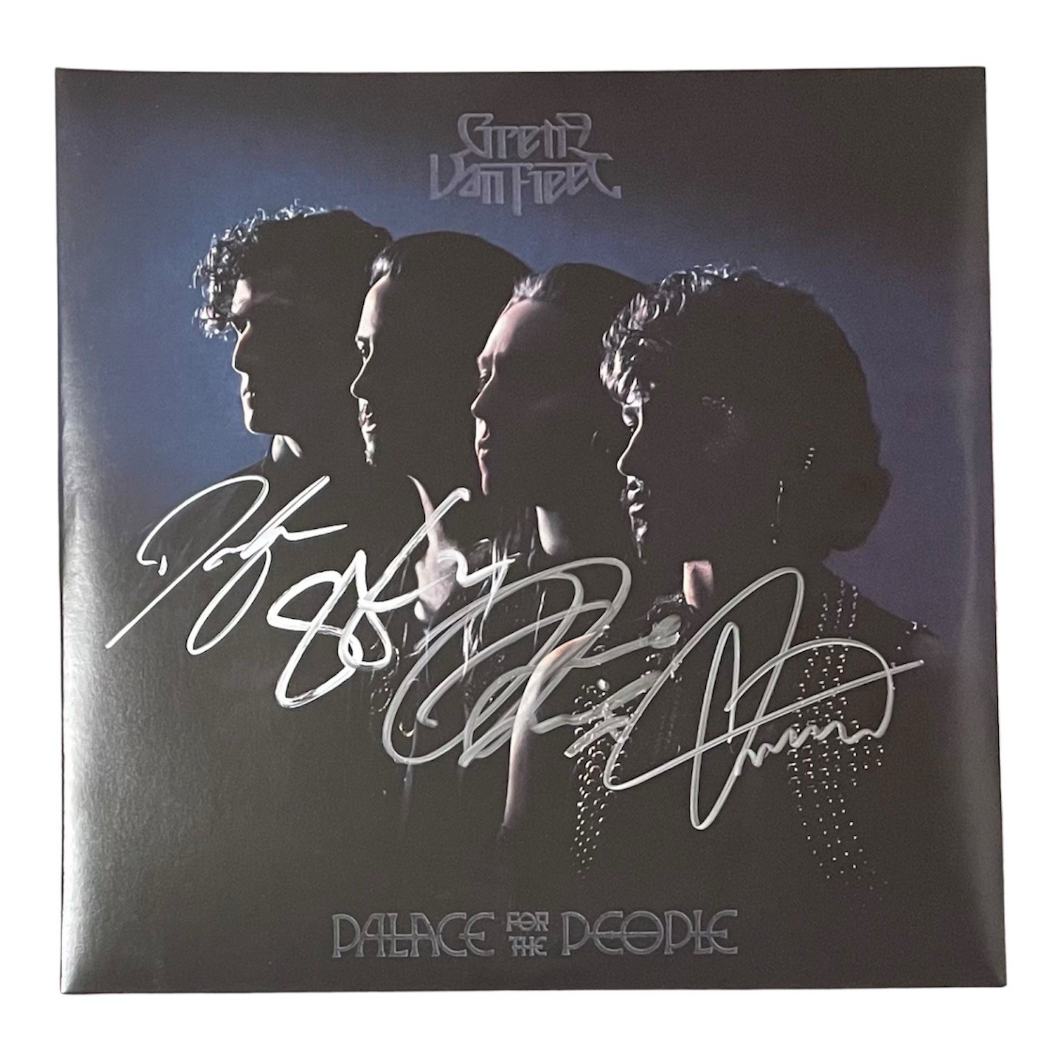 Greta Van Fleet Signed Autographed Palace For The People Gray Smoke 2 LP Vinyl
