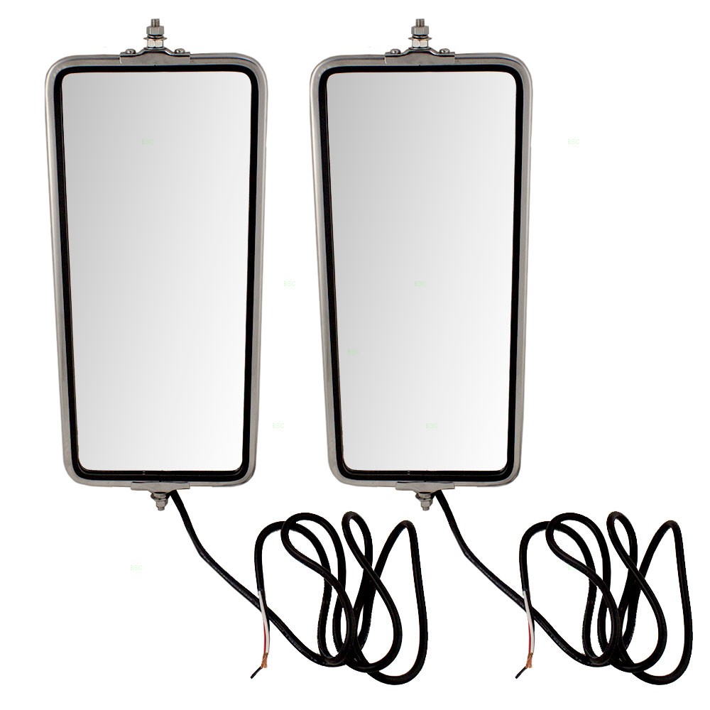 Universal West Coast Truck Set of Side Mirror Heads 7 Universal West Coast Truck Set of Side Mirror Heads 7