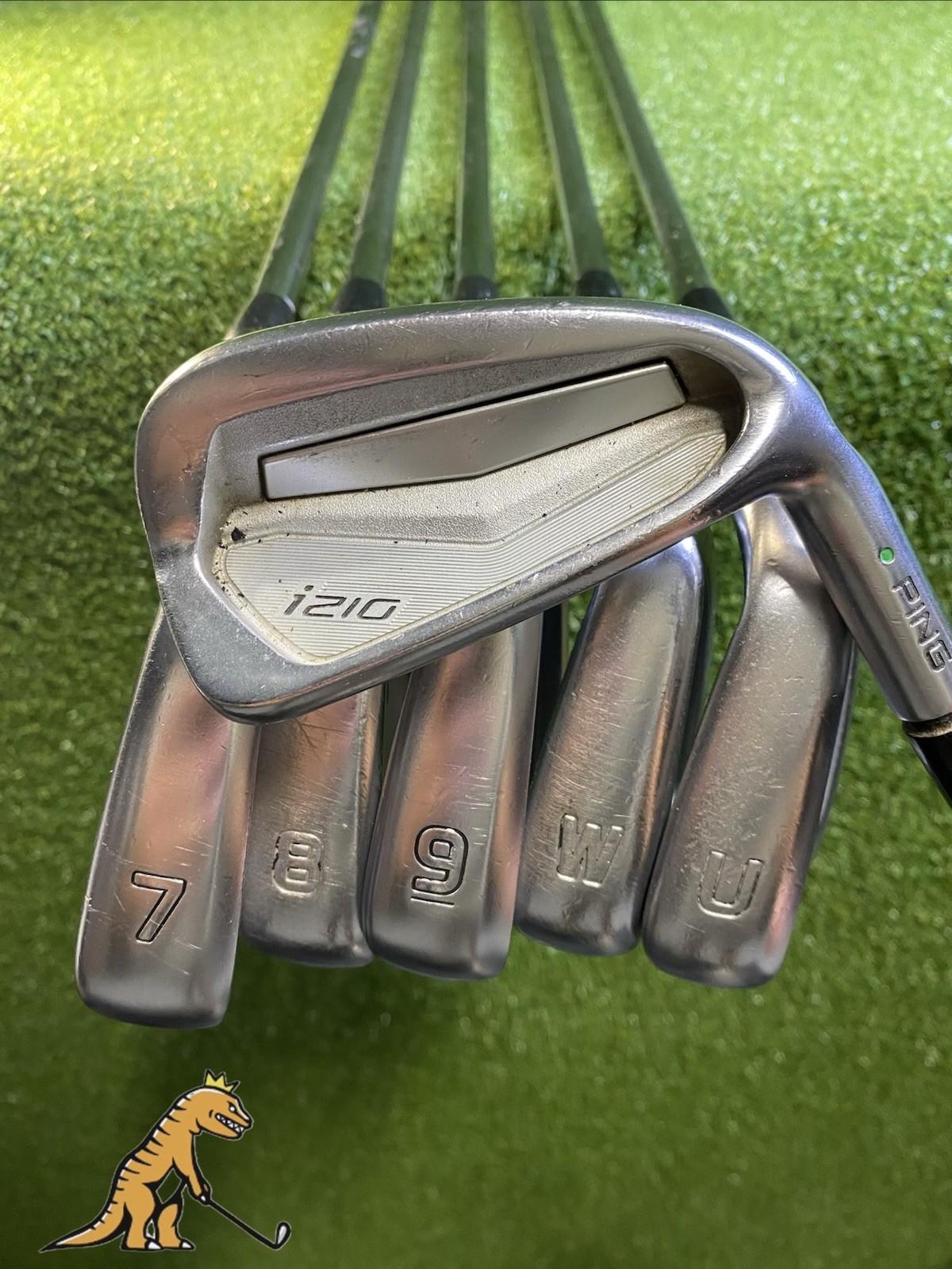 Used RH Ping i210 Iron Set 6-PW-GW AWT Stiff Flex Steel